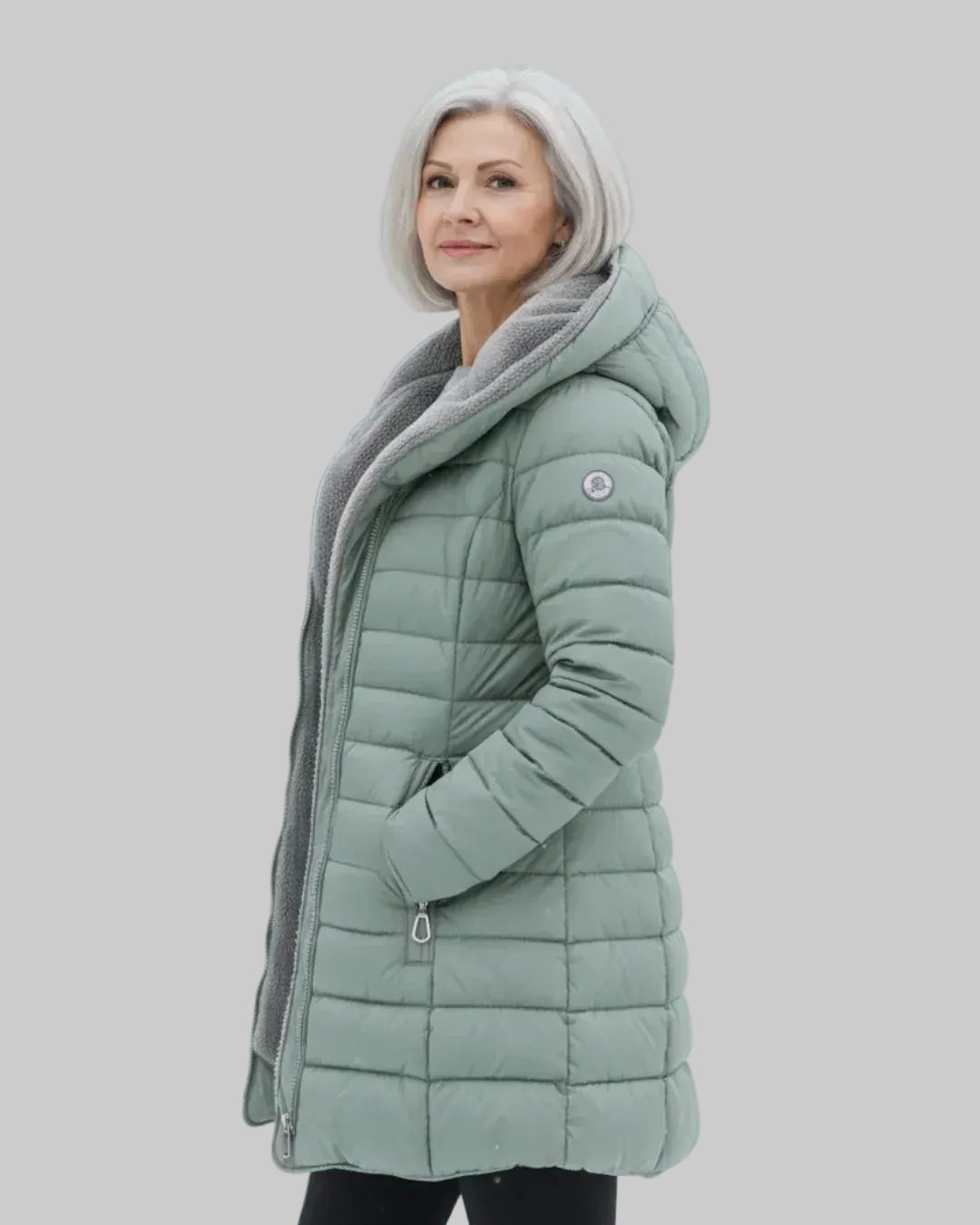 Olivia | Zimní bunda s hřejivou kapucí