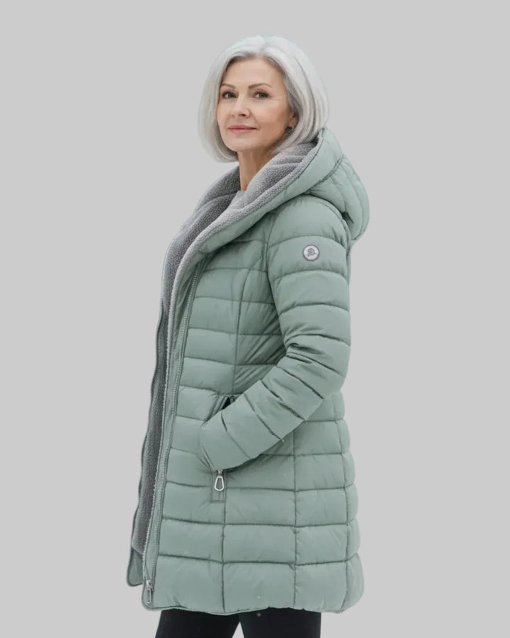 Olivia | Zimní bunda s hřejivou kapucí