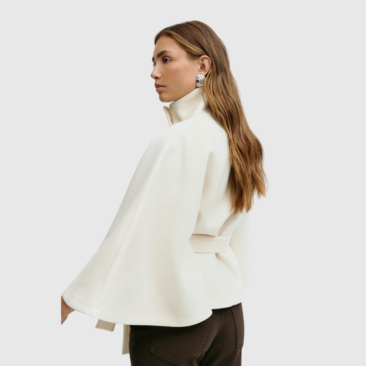 Rhoslyn - Belted Cape Jacket
