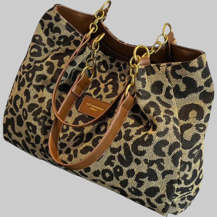 Edith | Standardní taška s leopardím vzorem – premium