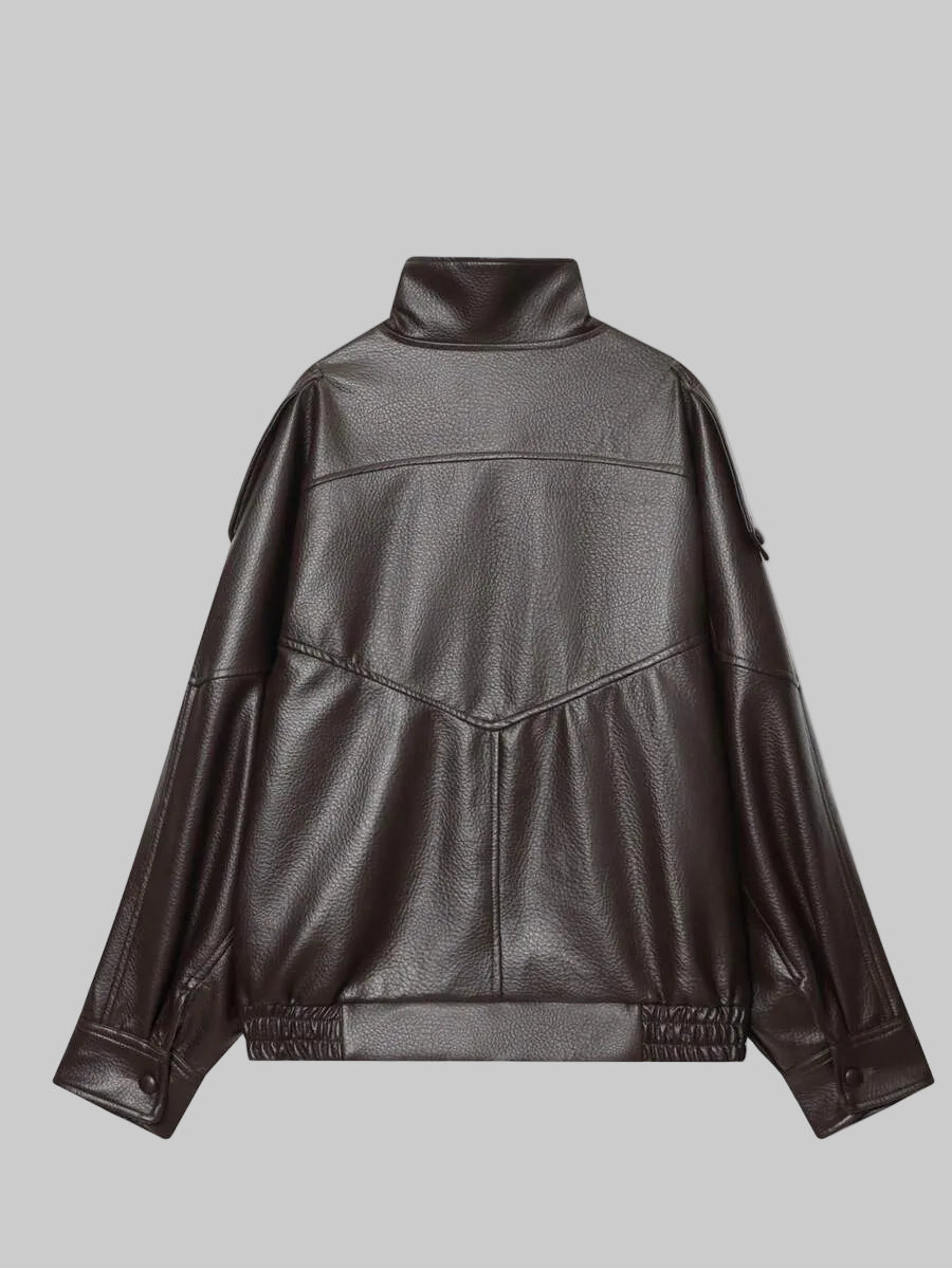 Linda - Classic Zip Bomber Jacket