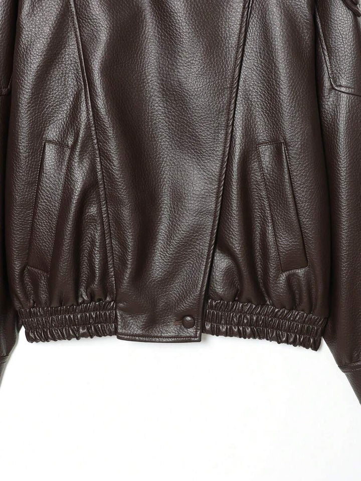 Linda - Classic Zip Bomber Jacket