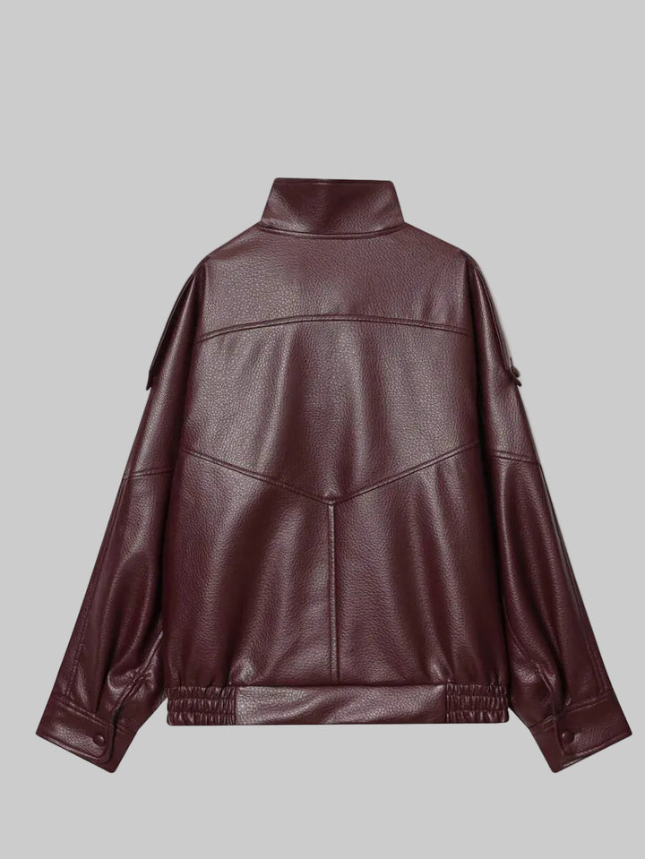 Linda - Classic Zip Bomber Jacket