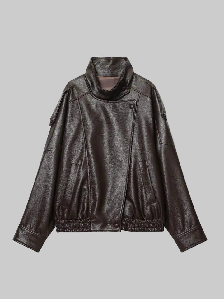 Linda - Classic Zip Bomber Jacket