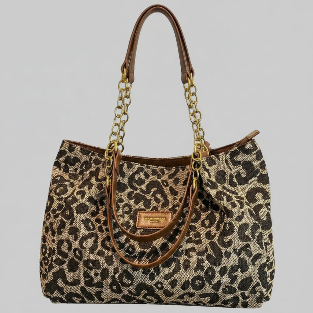 Edith | Standardní taška s leopardím vzorem – premium