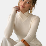 Emma | Top s překříženým rolákem