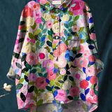 Amber | Bluse mit Blumenmuster