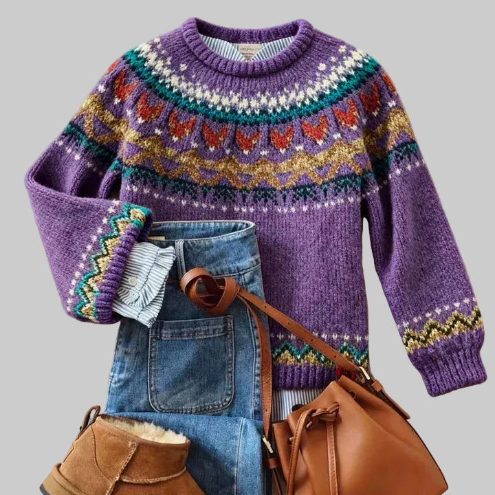 Hannah - Nordic Knit Sweater