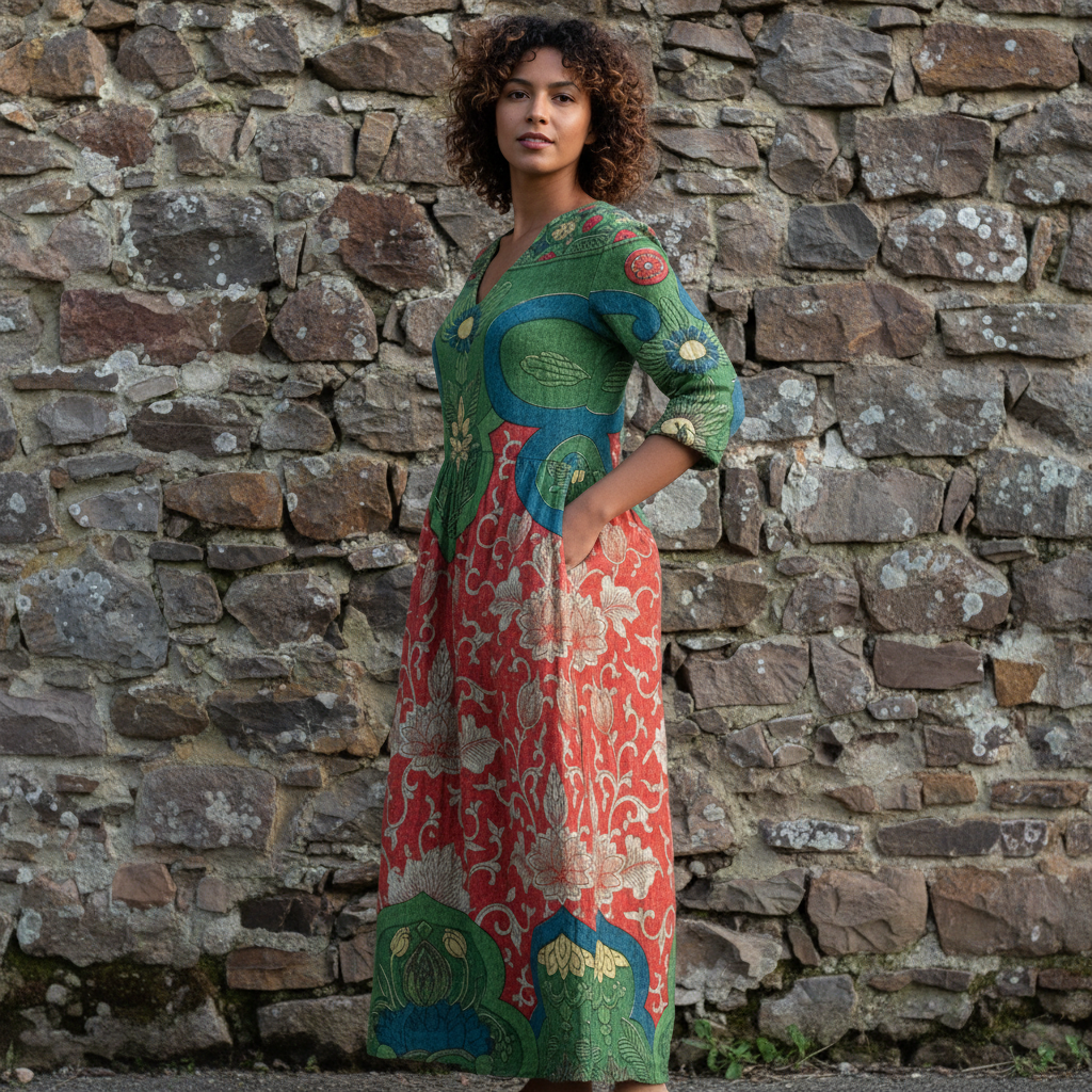 Judith | Vintage květinové maxi šaty