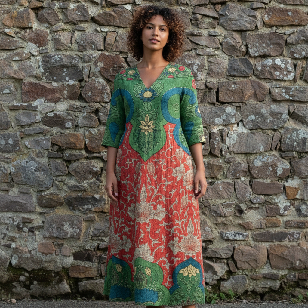 Judith | Vintage květinové maxi šaty