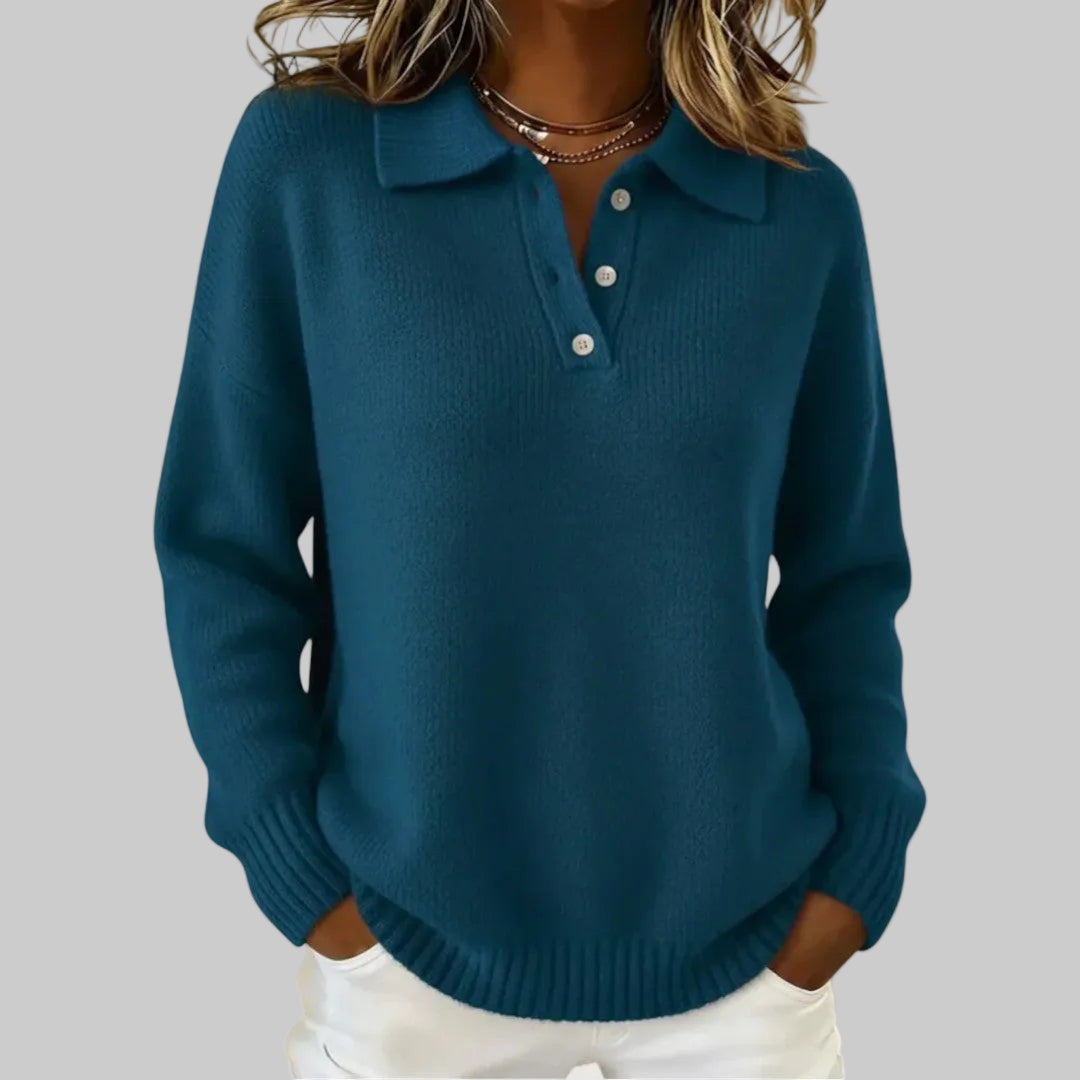 Isabel - Cosy Collared Knit