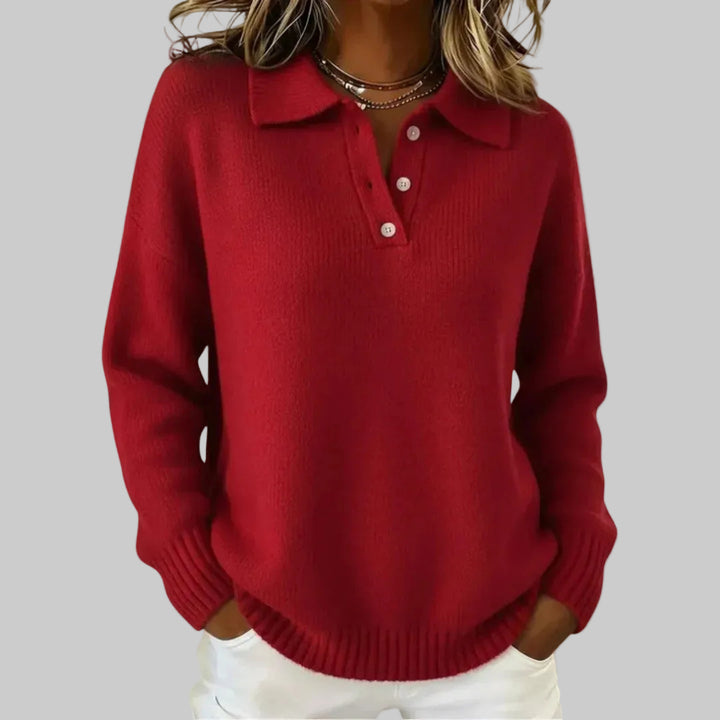 Isabel - Cosy Collared Knit