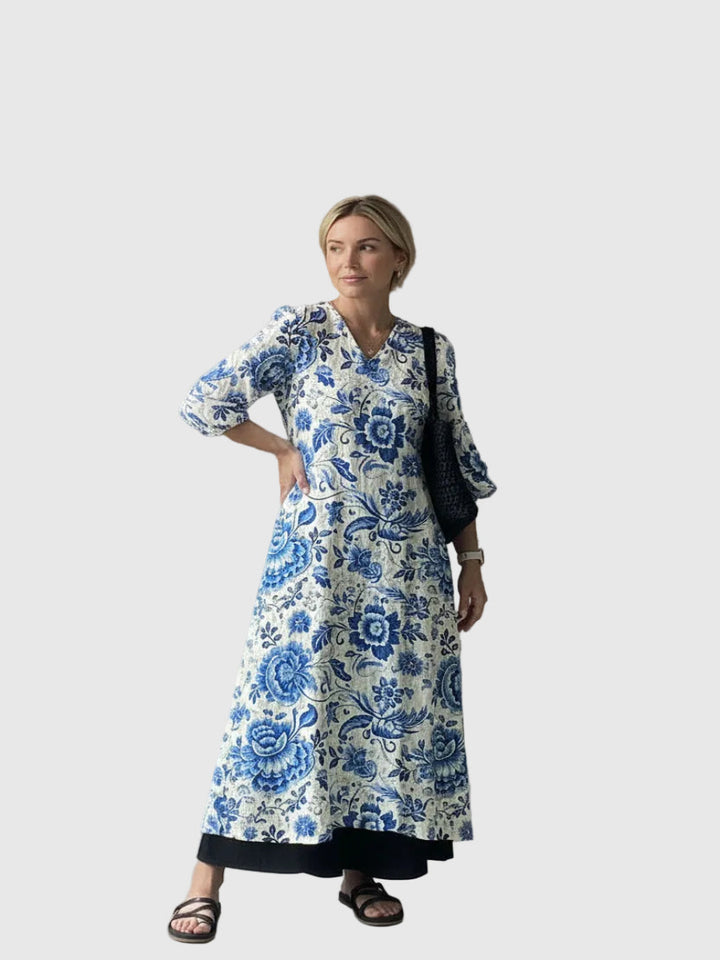 Mia | Elegantní šaty s florálním potiskem
