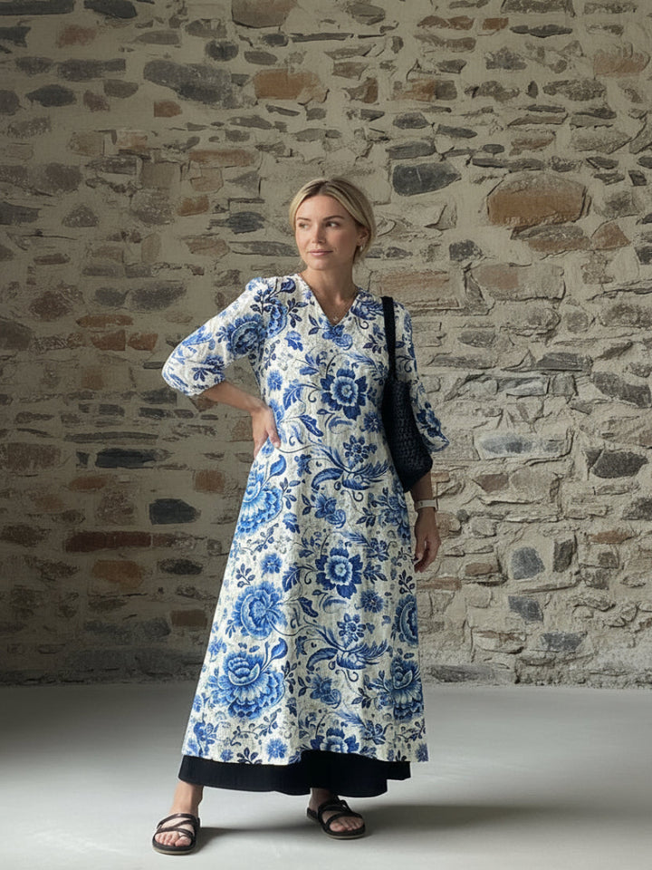 Mia | Elegantní šaty s florálním potiskem