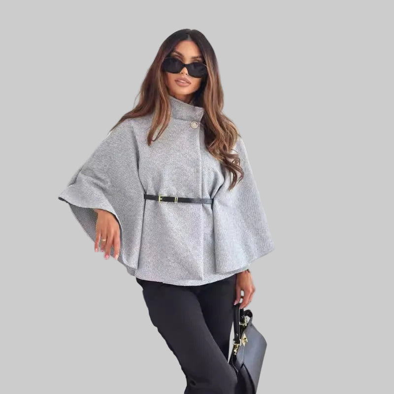 Selviora - Chic Butterfly Jacket with belt