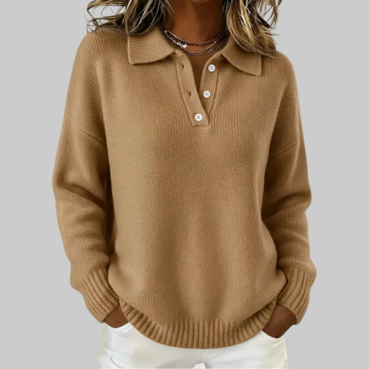 Isabel - Cosy Collared Knit