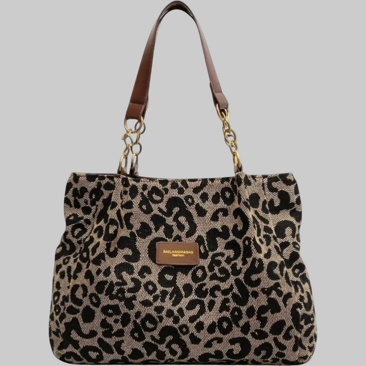Edith | Standardní taška s leopardím vzorem – premium