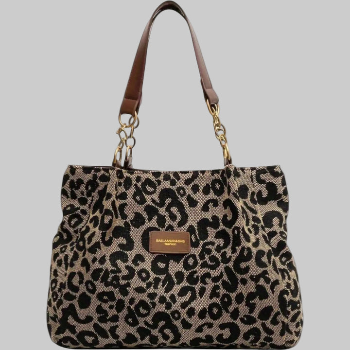 Edith | Standardní taška s leopardím vzorem – premium
