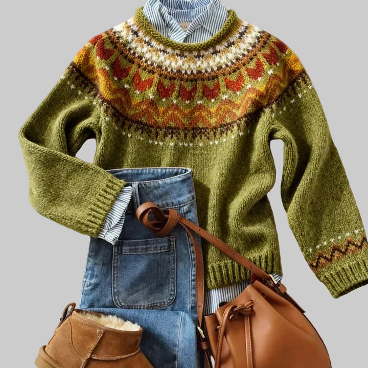 Hannah - Nordic Knit Sweater