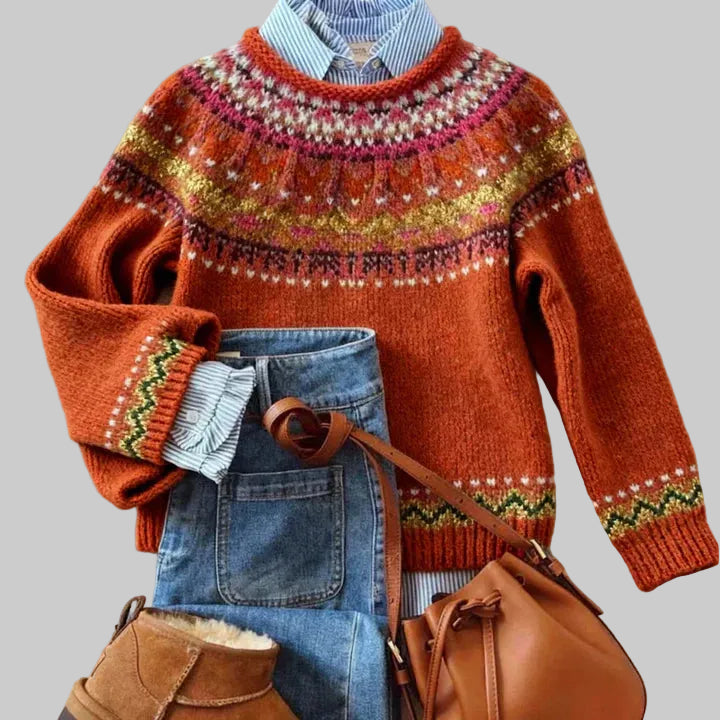 Hannah - Nordic Knit Sweater