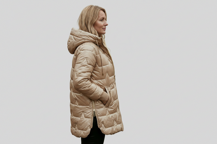 Lina | Dlouhá prošívaná zimní bunda