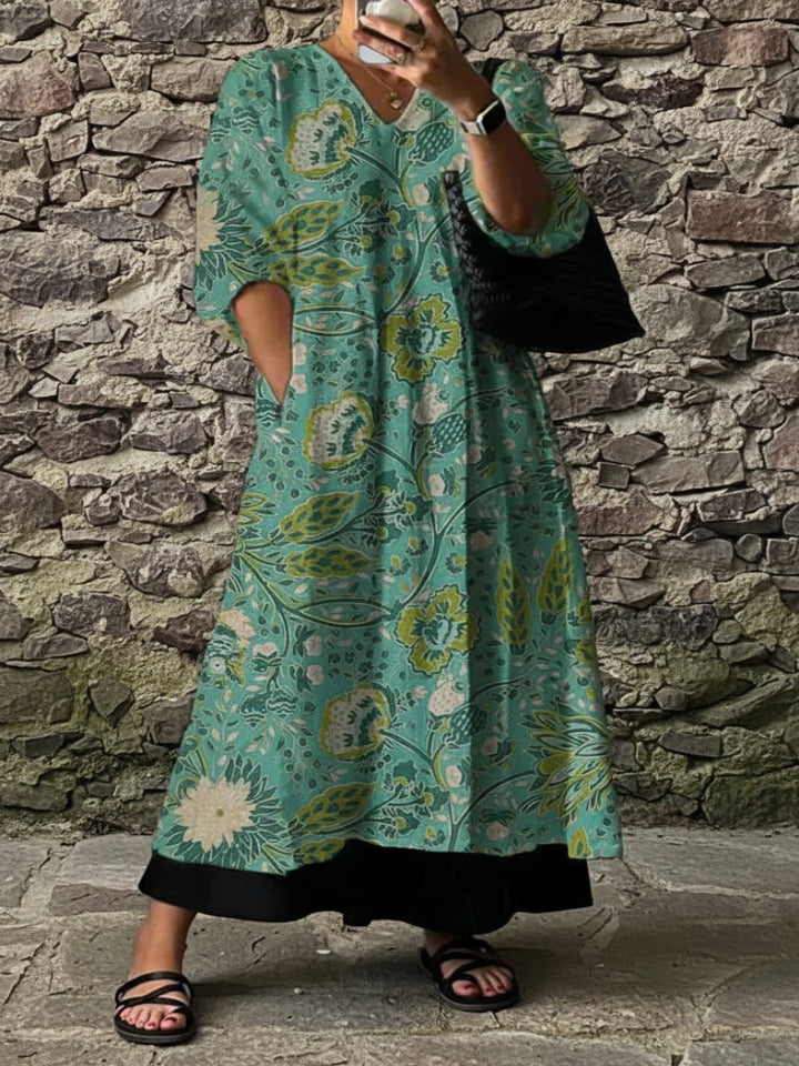 Paula | Elegantní šaty s květinovým vzorem