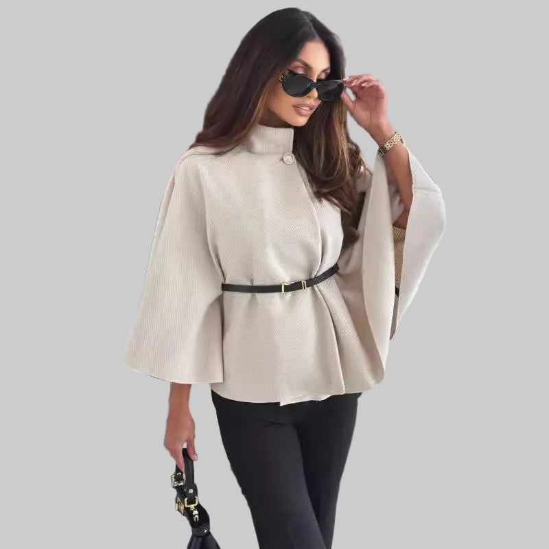 Selviora - Chic Butterfly Jacket with belt