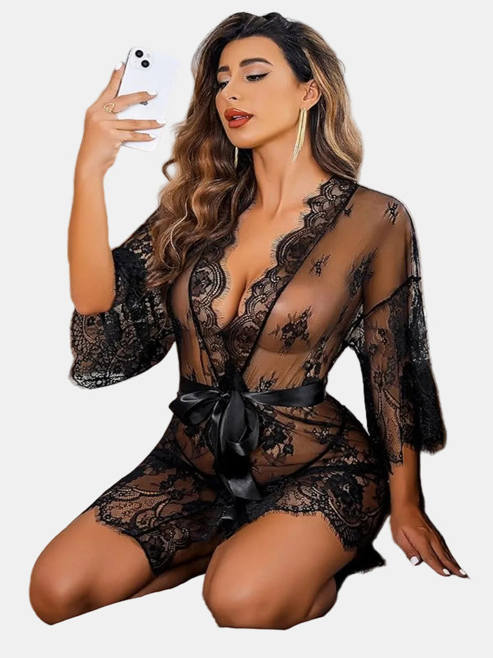 ISABELL | Svůdný kimono a babydoll set