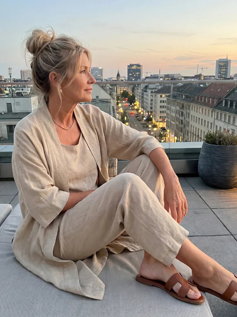Linnea | Lehká lněná souprava