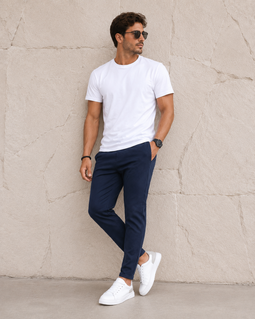Enrico | Pánské Slim Fit Stretch Kalhoty