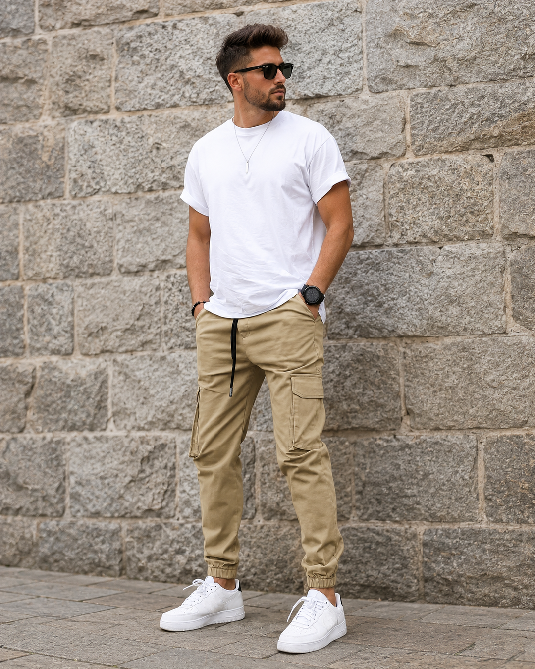 Manuele | Pánské Cargo Jogger Kalhoty