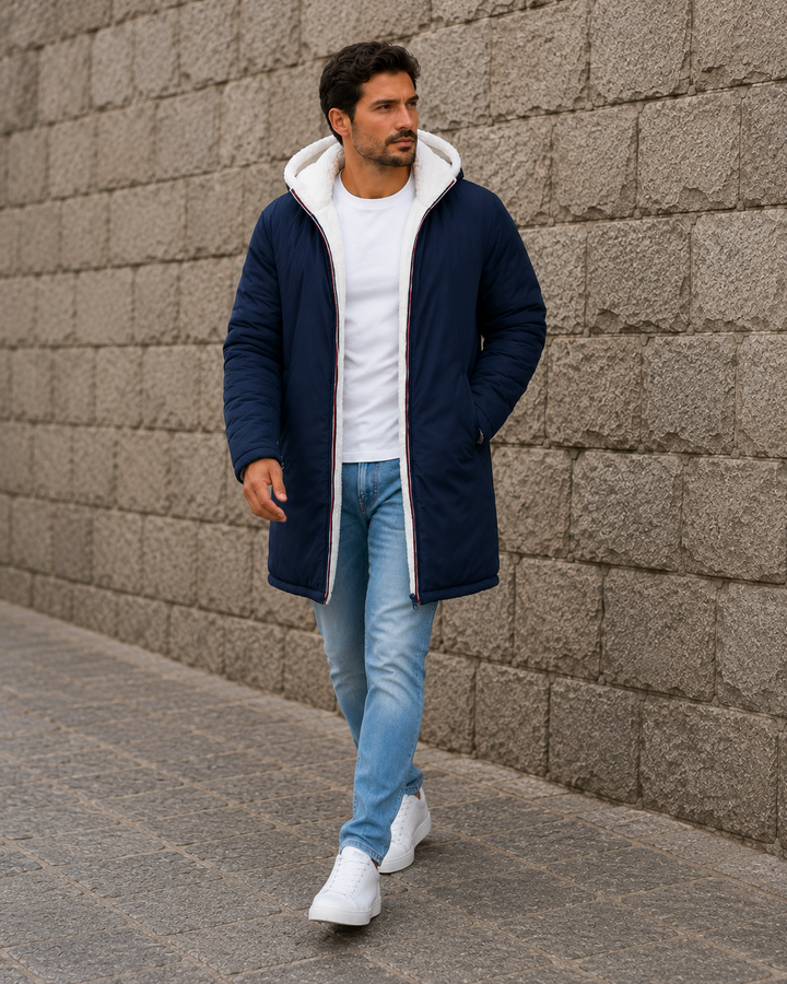 LEON Pánská Teddy-Fleece Kapuzenka – Teplá a Lehounká