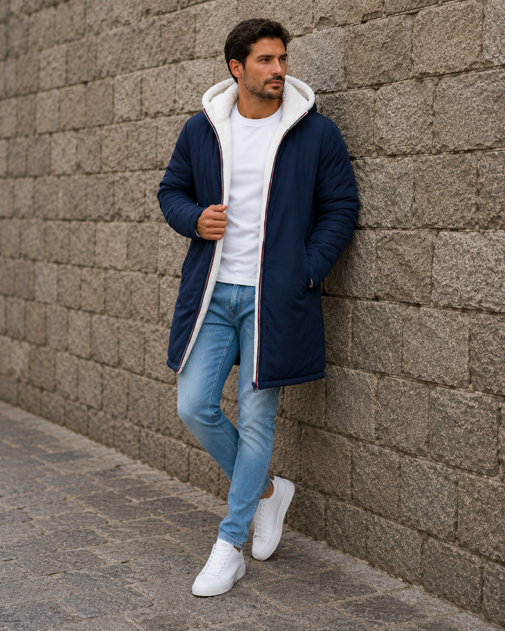 LEON Pánská Teddy-Fleece Kapuzenka – Teplá a Lehounká