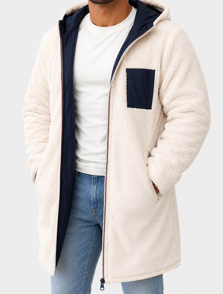 LEON Pánská Teddy-Fleece Kapuzenka – Teplá a Lehounká