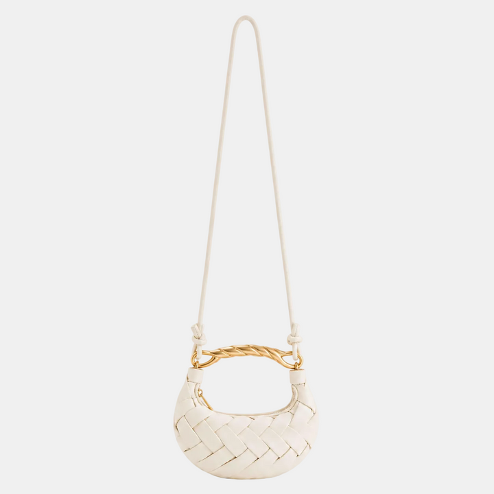 Orla Weave Handbag - White