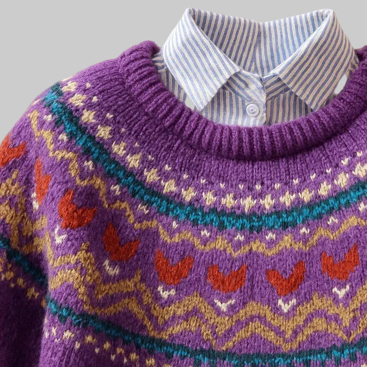 Hannah - Nordic Knit Sweater