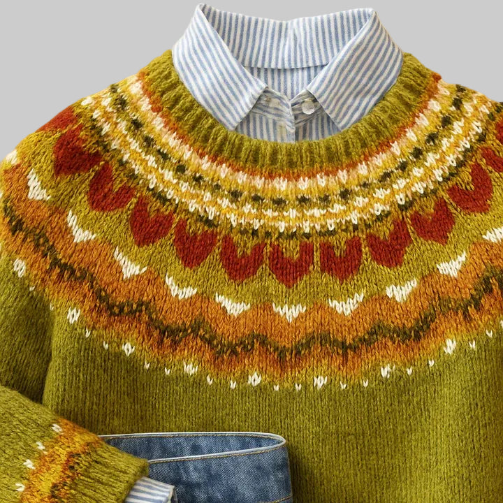 Hannah - Nordic Knit Sweater
