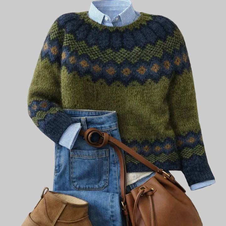 Hannah - Nordic Knit Sweater
