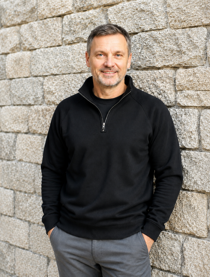 Antony – moderní ležérní svetr na zip