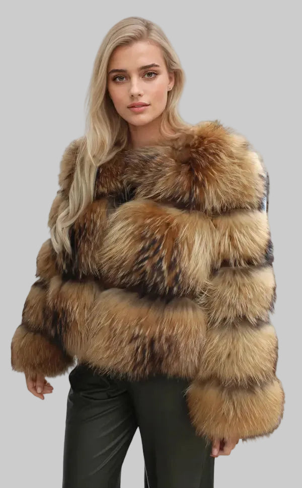 Olivia – Luxury Faux Fur Statement Coat