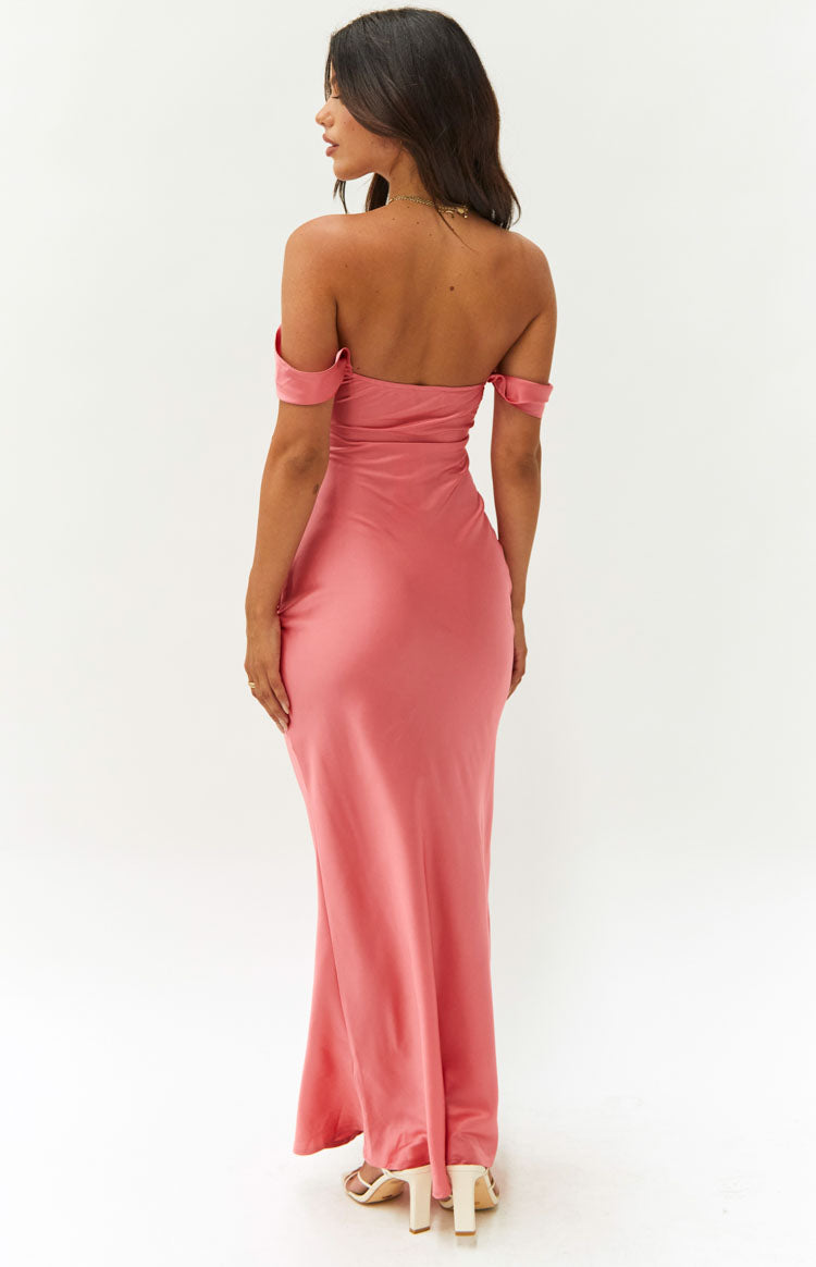 Rosalia | Saténové Off-Shoulder Šaty