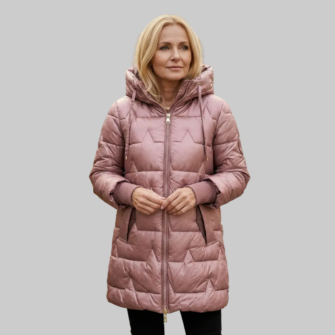 Lina | Dlouhá prošívaná zimní bunda