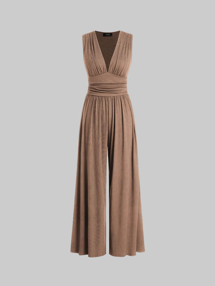 Ava – Chic Sleeveless Wide-Leg Jumpsuit