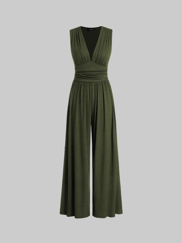 Ava – Chic Sleeveless Wide-Leg Jumpsuit