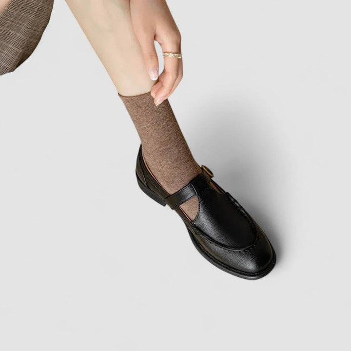 AVERY™ | Ortopedické Mary Jane boty se čtvercovou špičkou
