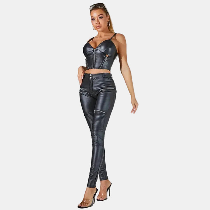 Tatjana | Přiléhavé biker džíny