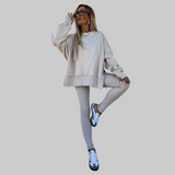 Henriette - Casual Long Sleeve Sweatshirt and Pants Set