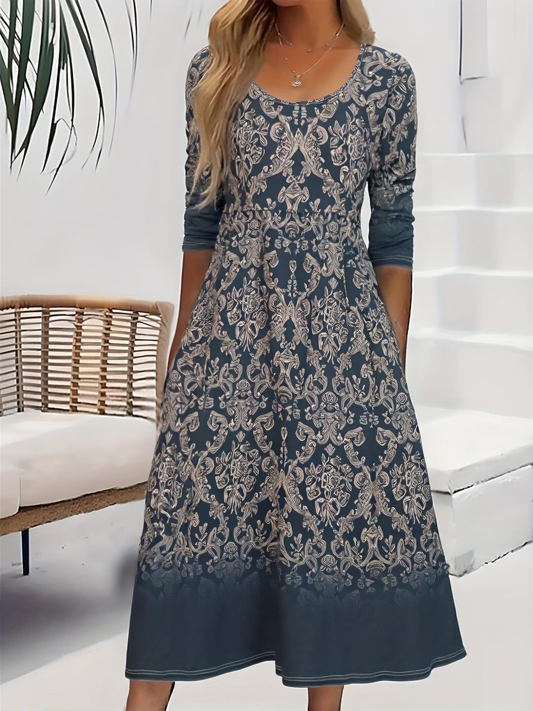 Flora | Botanické Maxi Šaty