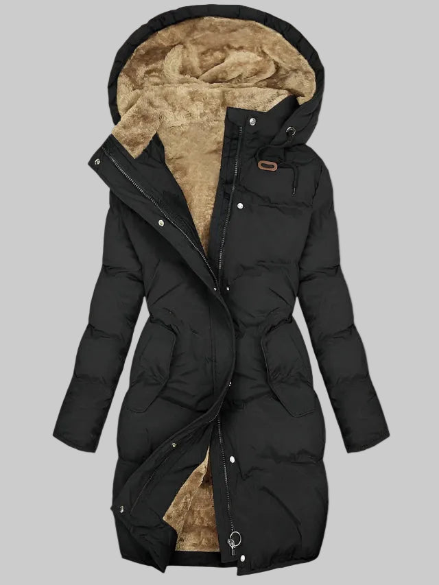 Delia - Quilted Hooded Coat