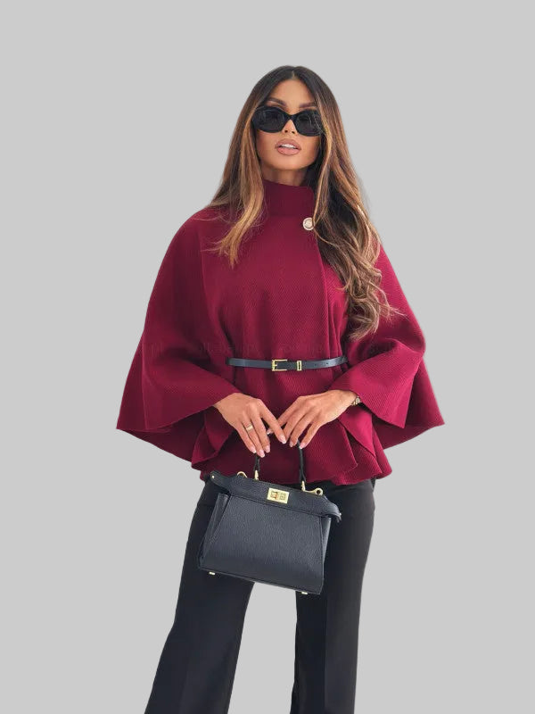 Selviora - Chic Butterfly Jacket with belt